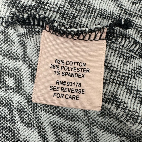 Philosophy Open front Long Duster Cardigan Diamond pattern white black Medium - Picture 9 of 11